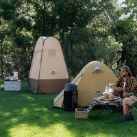 Палатка санитарная душевая Naturehike NH17Z002-P Brown (6927595776100)