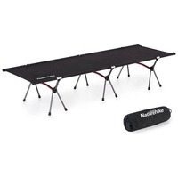 Кровать раскладная Naturehike NH19JJ006 алюминий 190x65x38 см Черный (6927595740606)