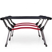 Кровать раскладная Naturehike NH19JJ006 алюминий 190x65x38 см Черный (6927595740606)