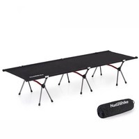 Кровать раскладная Naturehike NH20JJ009 алюминий 190x65x38/18 см Черный (6927595747728)