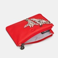 Кардхолдер кожаный Yoshi Y1219 Morton Mothers Pride Red (Y1219 GRF 54)