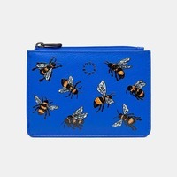 Женский кошелек-картхолдер Yoshi Y1321 Sweet Bees Blue (Y1321 BEES 37)