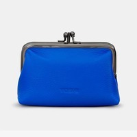 Женский кожаный кошелек с ретро-застежкой Yoshi Y1328 Bee Happy Blue (Y1328 BEES 37)