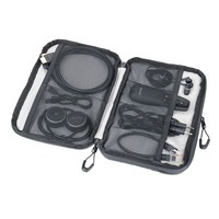 Органайзер для кабелей Troika Blue Cycle Tech Pouch 2 серый (BCO64/GY) 