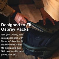 Сумка-чехол для фототехники Osprey Camera Cube Medium 11L charcoal grey MD (009.4019)
