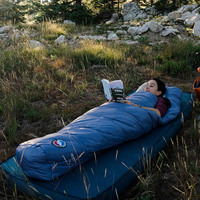Спальный мешок женский Big Agnes Ws Anthracite 20 (рост 183см) Long lavender Right Zip (021.0293)