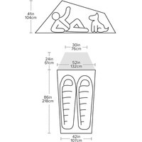 Палатка двухместная Big Agnes C Bar 2 vetiver (021.0073)
