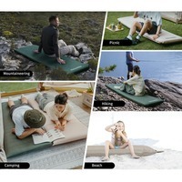 Туристический коврик Naturehike CNK2450WS020, 200x63x10 см темно-зеленый (6927595712740)