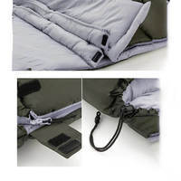Спальный мешок Naturehike U150 NH20MSD07 (11°C) левый зеленый 220 см (6927595764398-L)