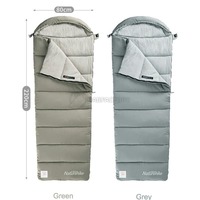 Спальный мешок Naturehike M400 CNK2350WS023 (1°C) правый серый 220 см (6927595776056)