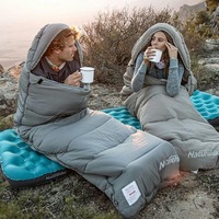 Спальный мешок Naturehike M400 CNK2350WS023 (1°C) правый серый 220 см (6927595776056)