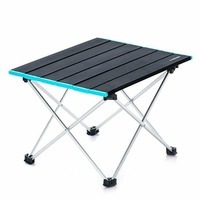 Cтол раскладной Naturehike NH19Z008-Z алюминий L черный (6927595750773)