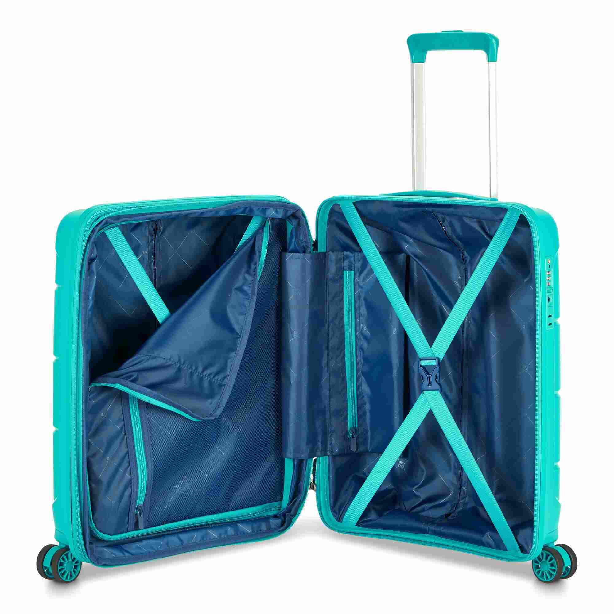 Чемодан на 4-х колесах Modo by Roncato Starlight 3.0 40/50 л Бирюзовый (423453/68)