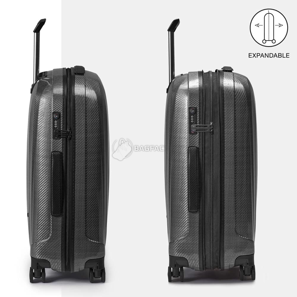 Чемодан на 4-х колесах Roncato We Are Glam Deluxe 90/104 л Черный (5962/0122)