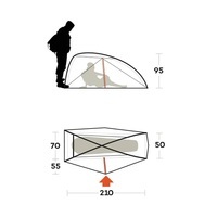 Палатка одноместная Ferrino Nemesi 1 Pro Green (931776)
