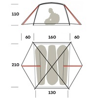 Палатка трехместная Ferrino Nemesi 3 Pro Green (931778)