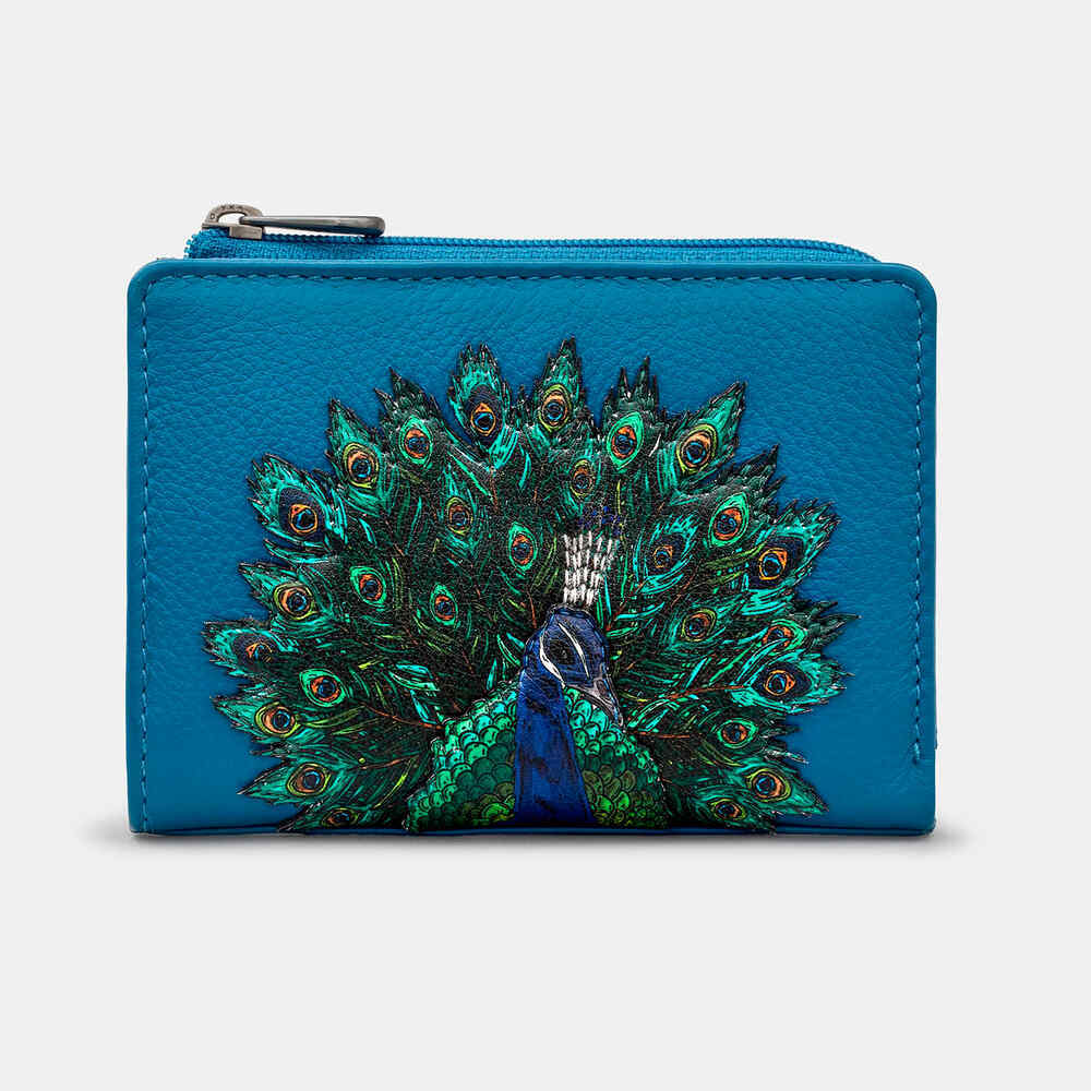 Кошелек женский Yoshi Y1275 Peacock Plume Petrol Blue (Y1275 PCK 48)