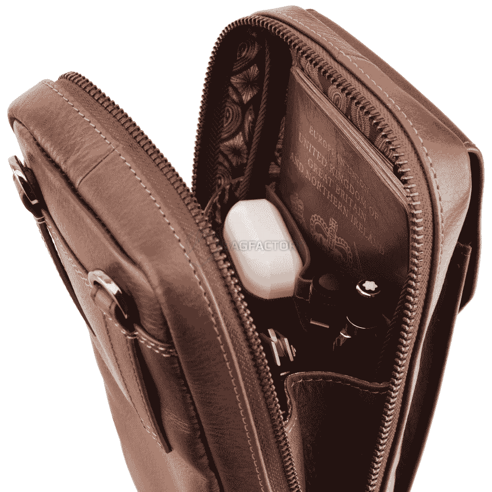 Мужская кожаная сумка Visconti AT45 Alex Burnish Tan (AT45 B/TAN)