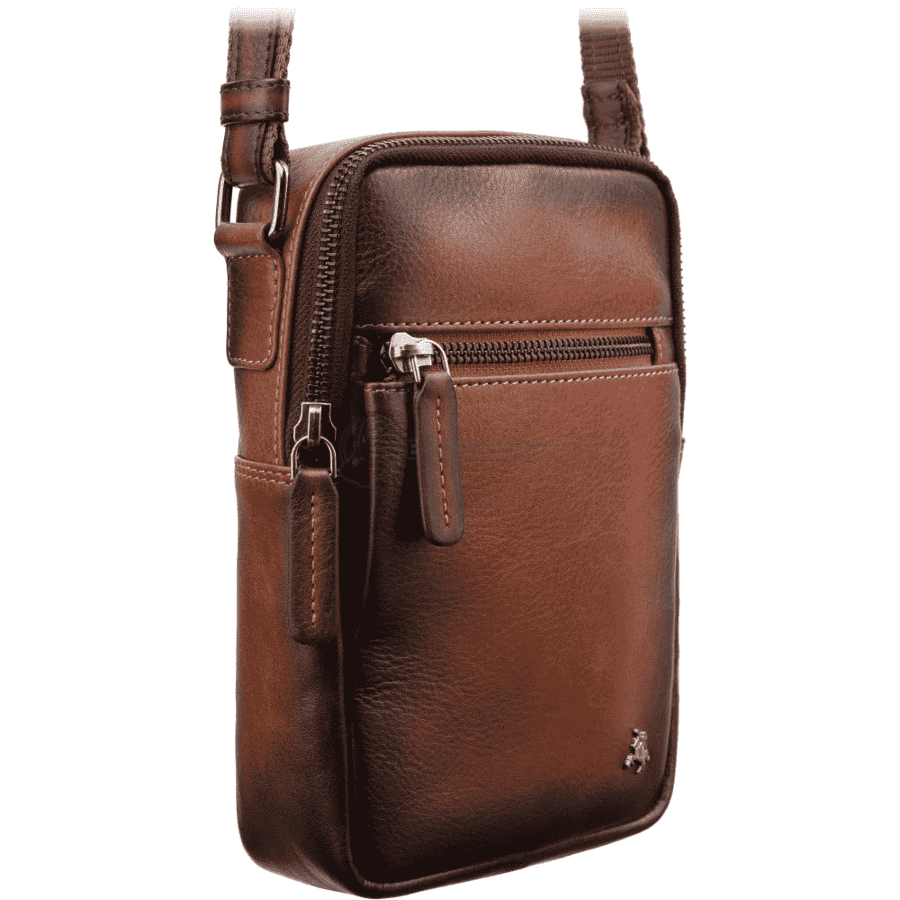 Мужская кожаная сумка Visconti AT43 Gianni Burnish Tan ( AT43 B/TAN)