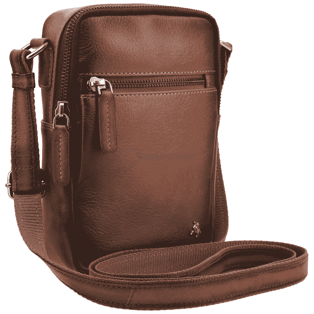 Мужская кожаная сумка Visconti AT43 Gianni Burnish Tan ( AT43 B/TAN)