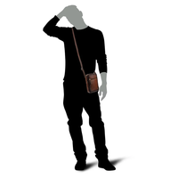 Мужская кожаная сумка Visconti AT43 Gianni Burnish Tan ( AT43 B/TAN)