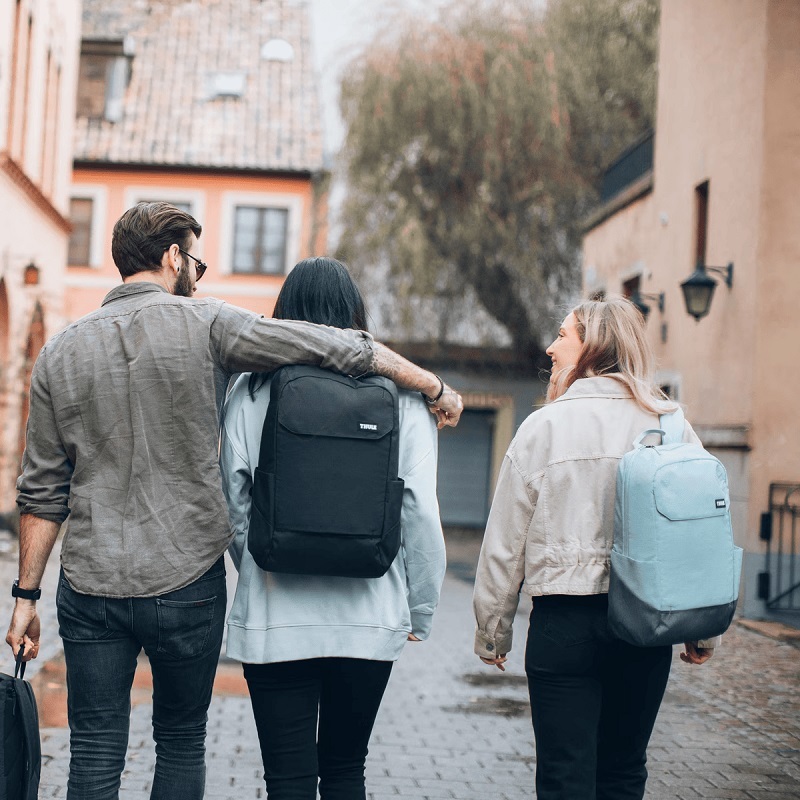 Городской рюкзак Thule Lithos Backpack 16L Pelican Grey/Faded Khaki (TH 3205094)