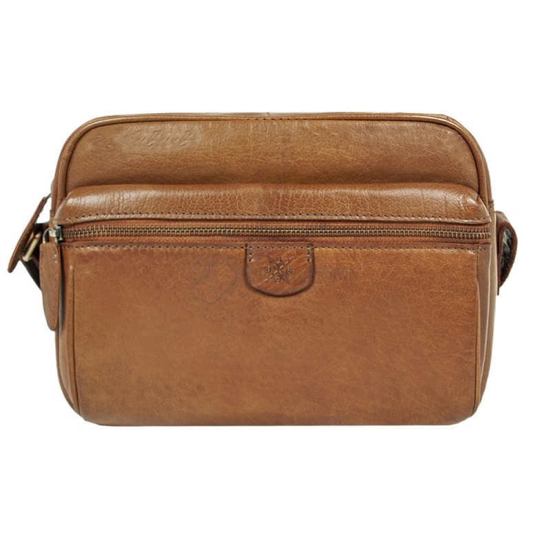 Сумка кожаная через плечо Ashwood T72 Honey (T72 HONEY)