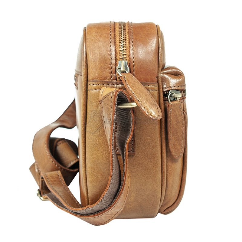 Сумка кожаная через плечо Ashwood T72 Honey (T72 HONEY)