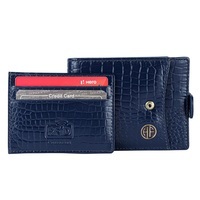 Кошелек мужской Hammonds Flycatcher HF502 Croc Blue (HF502_CROC-PLN_BU)