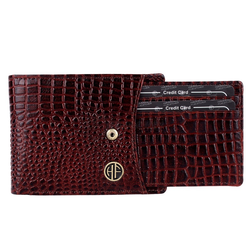 Кошелек мужской Hammonds Flycatcher HF502 Croc Brown (HF502_CROC-PLN_BRN)