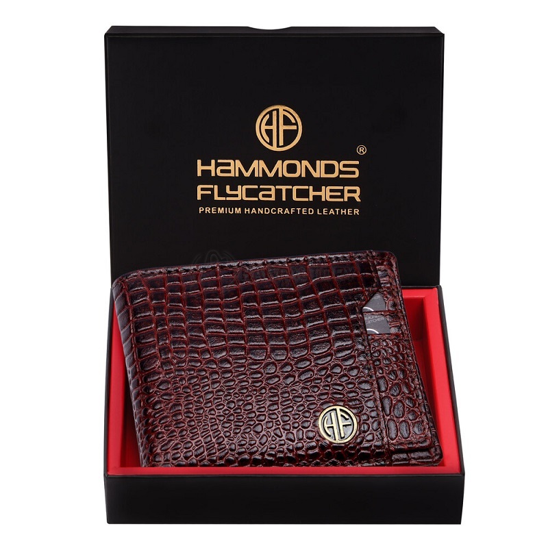 Кошелек мужской Hammonds Flycatcher HF577 Croc Brown (HF577_CROC-PLN_BRN)