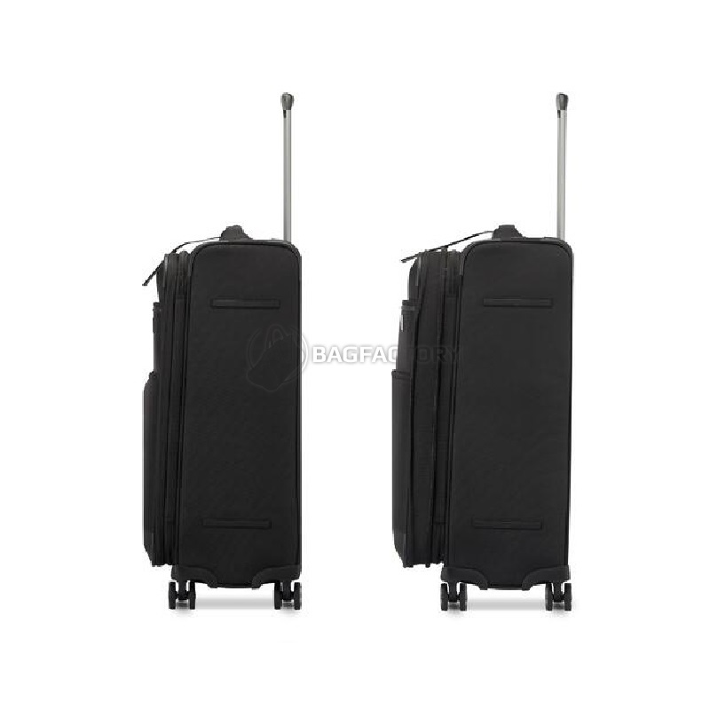 Чемодан на 4-х колесах Roncato Uno Soft 3.0 74/88л Черный (414652/01)