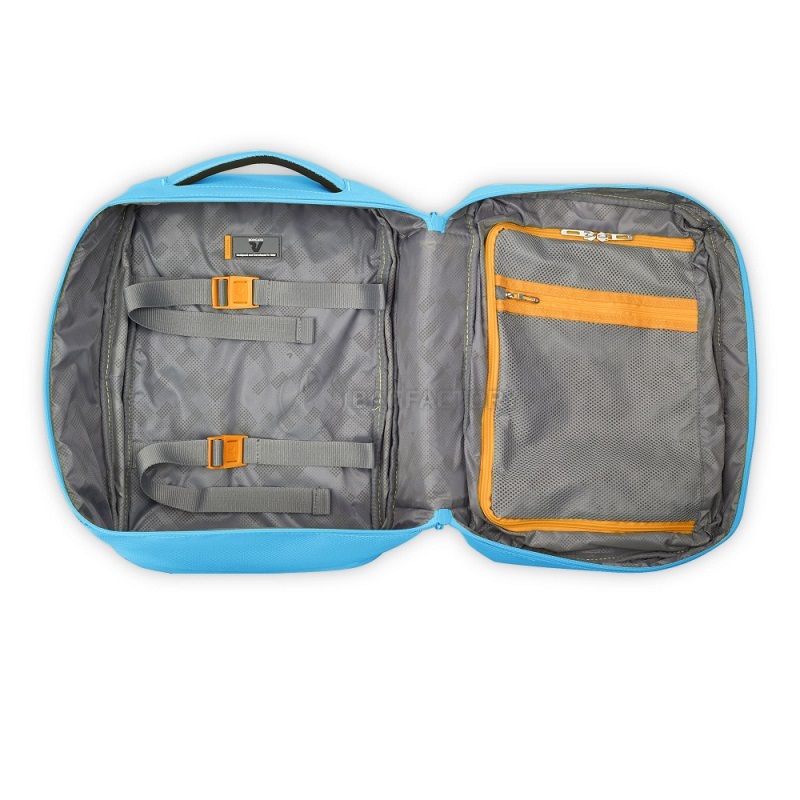 Городской рюкзак-ручная кладь Roncato Ironik 2.0 18/23л Голубой (415336/58)