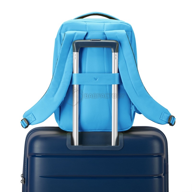 Городской рюкзак-ручная кладь Roncato Ironik 2.0 18/23л Голубой (415336/58)