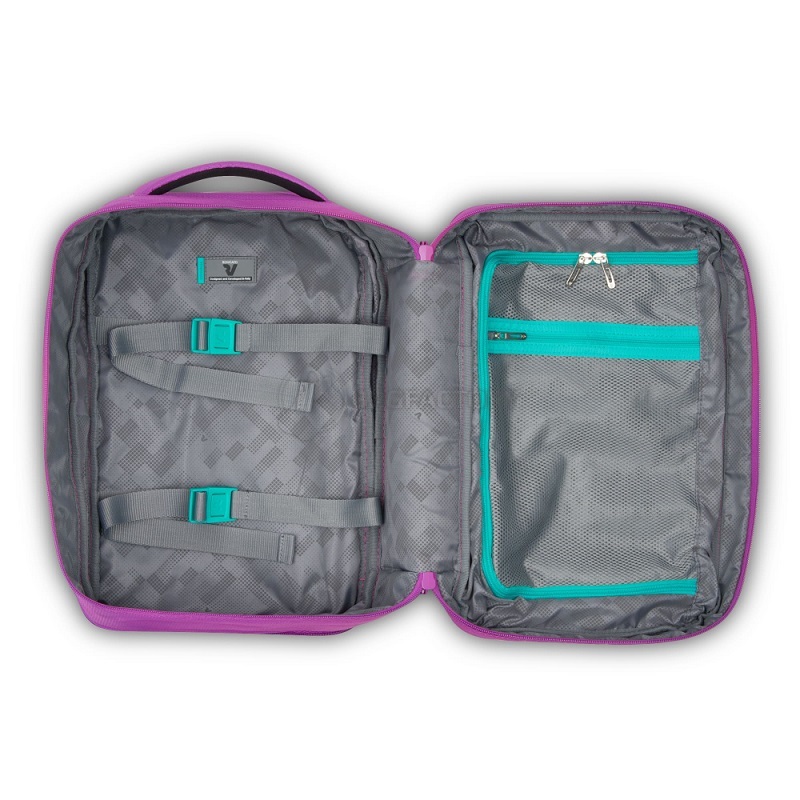 Городской рюкзак-ручная кладь Roncato Ironik 2.0 18/23л Фиолетовый (415336/6105)